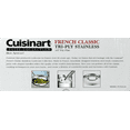 thumbnail image 5 of Cuisinart French Classic Tri-Ply Stainless 10" Fry Pan, 1.0 CT, 5 of 7