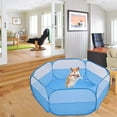 thumbnail image 3 of Small Animals Cage Tent, Breathable & Transparent Pet Playpen Foldable Waterproof Bottom Outdoor, 3 of 5