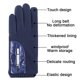 thumbnail image 3 of Guantes cálidos de invierno con pantalla táctil para ciclismo, guantes térmicos a prueba de viento, deportes al aire libre, 3 of 5