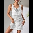thumbnail image 4 of Trajes de Baño para Mujer, Verano 2025, Crochet, Tejido Calado, Vestidos de Playa. M, 4 of 8