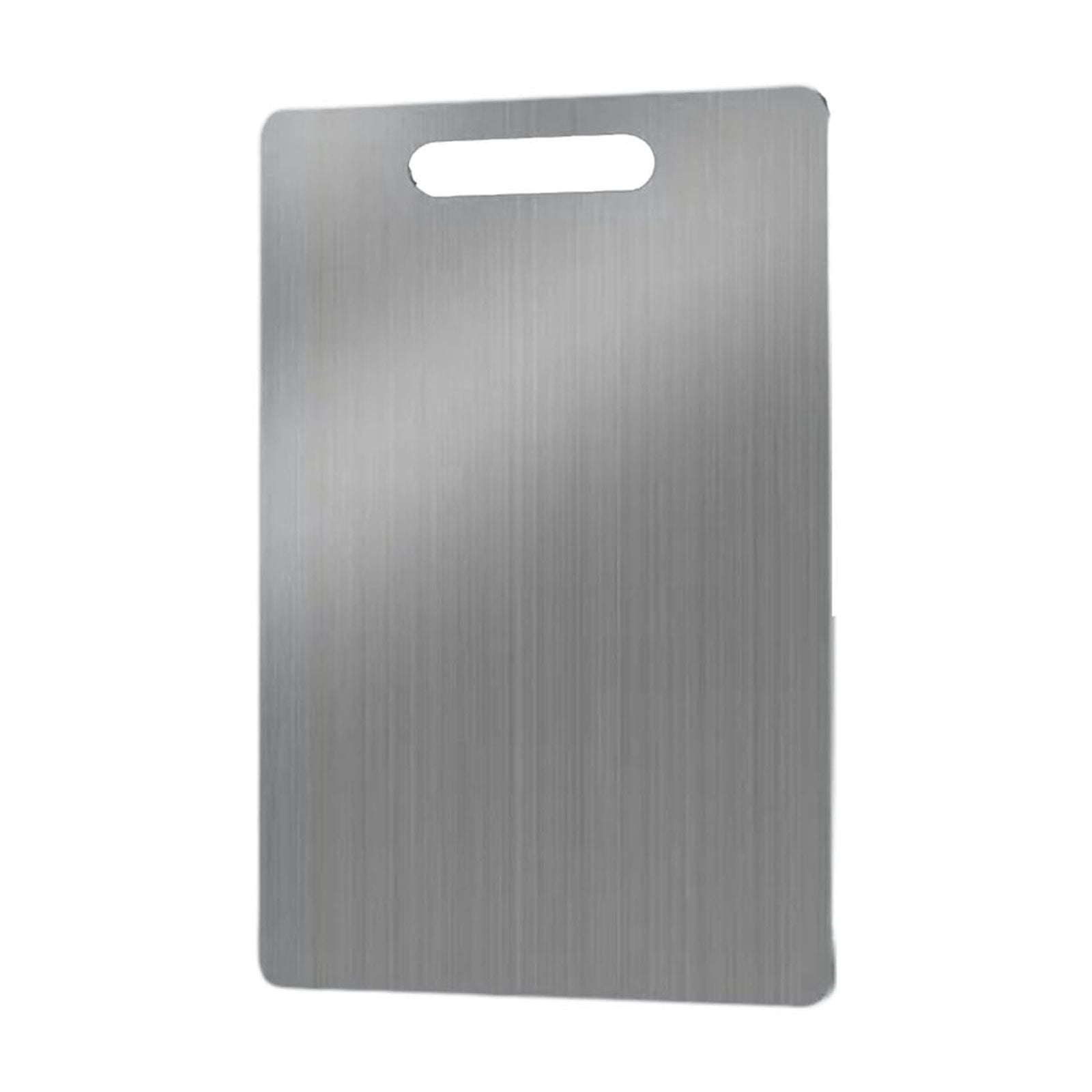 Double Sided Metal Cutting Board 5.9 x 9.45 inch - Stainless Steel Prep Mat for Kitchen, Fruit Vegetable & Meat Chopping, Kneading Cutting Board Mats for Indoor Outdoor Use