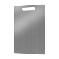 Stainless Steel Cutting Board for Kitchen â 304 Food Grade, Double-Sided, Non- â Durable & Hygienic Chopping Board Dishwasher Safe for Meat, Veggies, Chefs