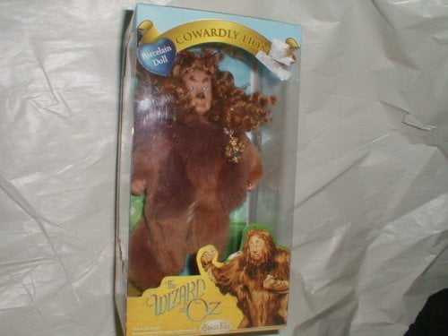 Brass Key Wizard of Oz Cowardly Lion 7" porcelain Doll
