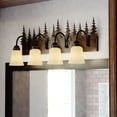 thumbnail image 2 of Yosemite 4 Light Bronze Rustic Tree Bathroom Vanity Fixture, 2 of 8