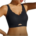 thumbnail image 2 of Bixock Wireless Sports Bras for Women Solid Color Side Coverage Support Underarm Containment for Fitness Activity Wear Bra, 2 of 5