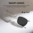 thumbnail image 3 of Gafas Bloqueadoras de Luz Azul Cyxus 8082i34 Fotocrómicas con Protección UV, 3 of 7