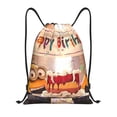 thumbnail image 1 of Pofeuu Minions for Water-Resistant 210D Drawstring Bag Compact Foldable Design Gym Yoga Travel Essentials Lightweight Carryall-Medium, 1 of 6