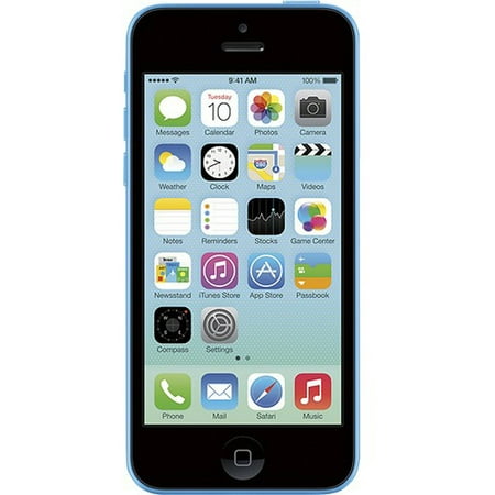 Refurbished Apple iPhone 5c 16GB, Blue - Unlocked (Iphone 5c Best Deals Uk)