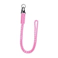 thumbnail image 2 of Paracord Lanyard Neck Lanyard Rope Llave de llave Lanyard Lanyard para trepar de mochilero Insignias de identificación al aire libre Cámara Rosa, 2 of 8