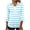 Light Blue, variant on Scyoekwg Womens Tops Dressy Casual Summer Fall Outfts 3/4 Length Sleeve V Neck Ring Hole Shirt Three Quarter Sleeve Tinic Tshirts (Pink,XXL)