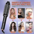 thumbnail image 3 of 100-240V Portable Hair Curling Iron 1.5' Tourmaline Ceramic Barrel with 30s Fast Heat & Negative Ion - 5 Heat Settings 120-210C, Auto Shut-O, 3 of 5