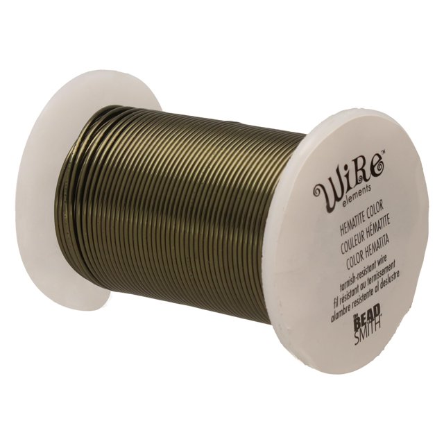 Hematita Wire The Beadsmith, calibre 20, resistente al deslustre, 13,7 m