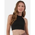 thumbnail image 3 of No Boundaries Women's High-Neck Cami, Sizes XS-3XL, 3 of 11