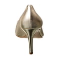 thumbnail image 3 of M by Bruno Magli Stella Leather Pump, 10, Gold, 3 of 5