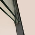 thumbnail image 6 of 48"W x 76"H Shower Door, Double Sliding Glass Shower Doors with Mounting Hardware and Long Handle, Bypass Shower Enclosure Bathroom Doors in Matte Black Finish, Clear, 6 of 7