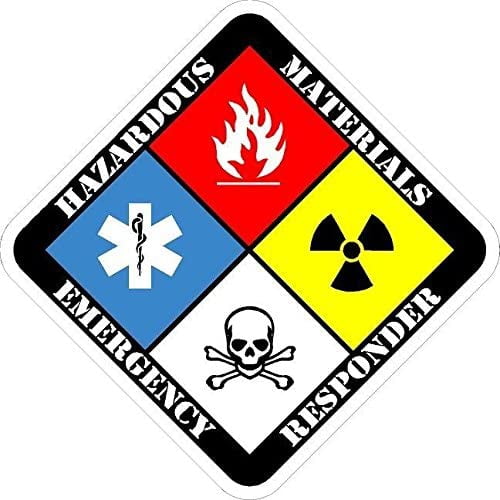 Hazmat Technician Decal Firefighter Haz Mat Hazardous Materials 3M