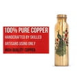 thumbnail image 4 of AYURVEDA 100% Pure COPPER 1000ML Peacock Printed Matte Coated Pure Copper Water Bottle 2 Set, 4 of 5