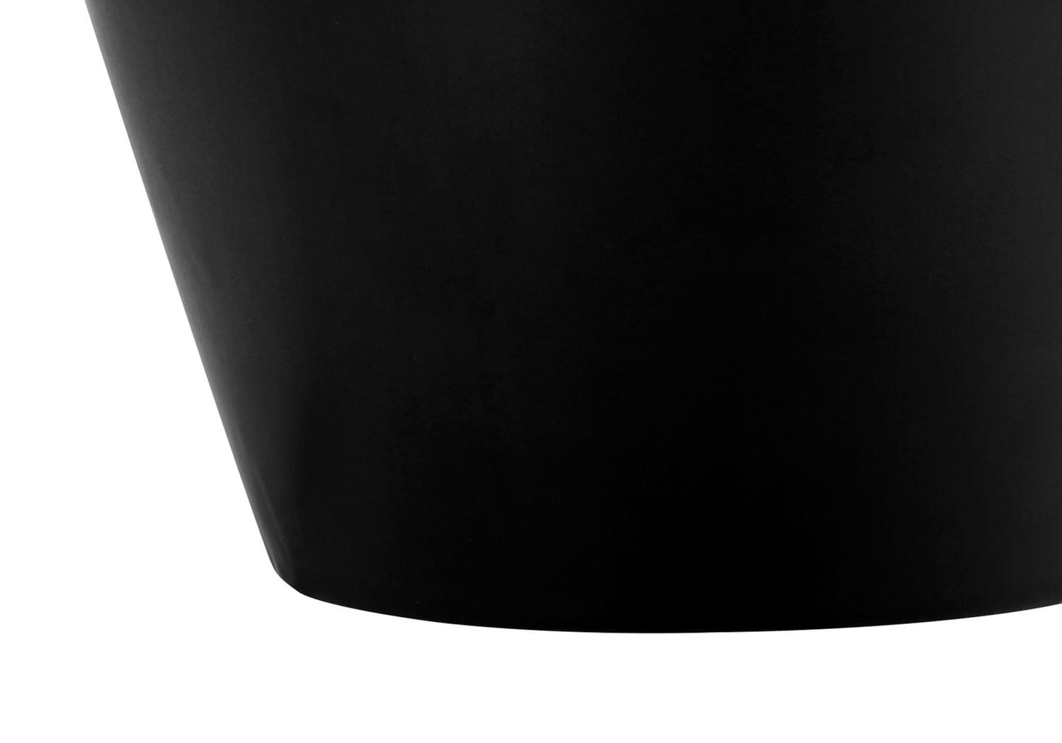 Monarch Specialties Luminaire, 17"h, Lampe De Table, Noir Céramique, Teinte Ivoire / Crème, Transitionnel