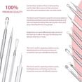 thumbnail image 2 of Trousse à Outils pour Boutons, Outils Extracteurs Professionnels pour Élimination des Comédons Inégalée, Ensemble en Acier Inoxydable Offre une Résistance à la Rouille Supérieure, 2 of 5