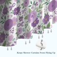 thumbnail image 6 of Pioneer Flower Floral Print Pattern Shower Curtain 36"x72" ,Bathroom Decorative Shower Curtains Set with 12 Hooks,Modern Waterproof Washable Shower Curtain, 6 of 6