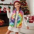 thumbnail image 2 of Pzuqiu Colorful Tie-Dye Sleeveless Vests Toddler Girl Clothes Size 4 Soft Zip Up Fall Winter Warm Outerwear With Pockets Casual Fall Outfits Fashion Clothing for Daily Life, 2 of 7