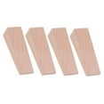 thumbnail image 2 of Tope de puerta Nikou de madera 4 piezas Antideslizante Triangular Color madera, 2 of 15