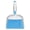 Blue, variant on Mini Broom and Dust pan, Whisk Broom and Dustpan Set,Hand Brush and Dust pan,Small Broom and Dustpan Combo,Hand Broom for Cleaning Little Areas Like Desks, Chairs, Kitchens, Pet Rooms (Blue 2pcs)