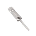 thumbnail image 2 of 1/4" Hex Shank 2mm Tip Slotted Magnetic Screwdriver Bits 50mm Length 5Pcs, 2 of 5