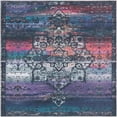 thumbnail image 1 of Rugs.com Francesca Collection Washable Rug – 5 Ft Square Multi Blue Flatweave Rug Perfect For Living Rooms, Kitchens, Entryways, 1 of 1