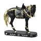 thumbnail image 3 of Estatua de caballo decorativa de resina, escultura de caballo, regalo, obra de arte, exhibición creativa, figura. Negro, 3 of 9