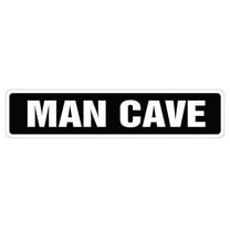 SignMission SS-624-Man Cave 24 in. Man Cave Street Sign - Room Manroom Garage Funny Signs