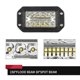 thumbnail image 4 of 2Pcs 12V 6 Inch Flush Mount Work Light 26 LED Super Bright Spotlight Car Headlights, 4 of 5