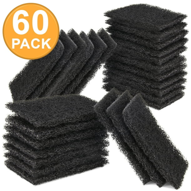 [60 Pack] Griddle Cleaning Pads Grill Degreaser Scrubber, Metal