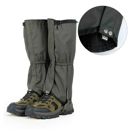 Adjustable Snow Boot Gaiters Hiking Leg Gaiters Outdoor Shoe Gaiter for Men Women Leg Warmer Shoes Cover