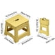 thumbnail image 3 of Taburete Plegable - Pequeño Escabel de Plástico para Ahorrar Espacio en Hogar Oficina Exterior, Diseño Portátil Compacto Plegable, Ligero, Altura de 8 Pulgadas, Paquete de 1, 3 of 6
