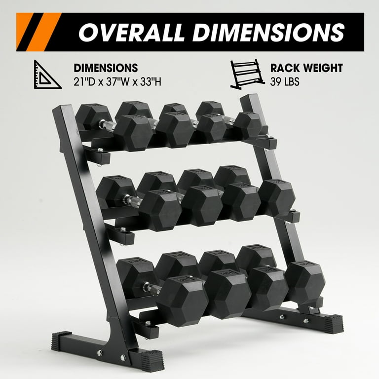 Rubber Hex Dumbbell Costco Weight Set With Rack Dumbbell Set 5-50