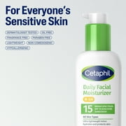 Cetaphil Daily Facial Moisturizer Lotion for Face, Broad Spectrum SPF 15, 4 fl oz