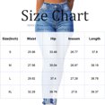 thumbnail image 3 of Women's High Waist Washed Straight Leg Jeans, Fashion Versatile Denim Pants for Women, Mid Stretch Comfort Fit Jeans, Casual Everyday Wear,Black,XL, 3 of 8