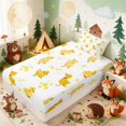 thumbnail image 5 of Erosebridal Duckling Twin Sheets for Girls, Yellow Flowers Bedding, 3 Pieces 1 Flat Sheet 1 Fitted Sheet and 1 Pillowcase, 5 of 6