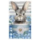 thumbnail image 1 of Toalla Warkul con diseño de huevos de conejito de Pascua, toalla decorativa para platos, flores de primavera, bendiciones, paño de cocina, toalla de mano para platos, 1 of 8