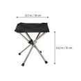 thumbnail image 2 of LEEYNEER 1 Set Portable Lightweight Chair Black Oxford Cloth  Outdoor Activities Practical Design, 2 of 6