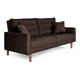 thumbnail image 2 of Sofá Cama de Lino Chocolate Makora Modelo Encore, 2 of 8