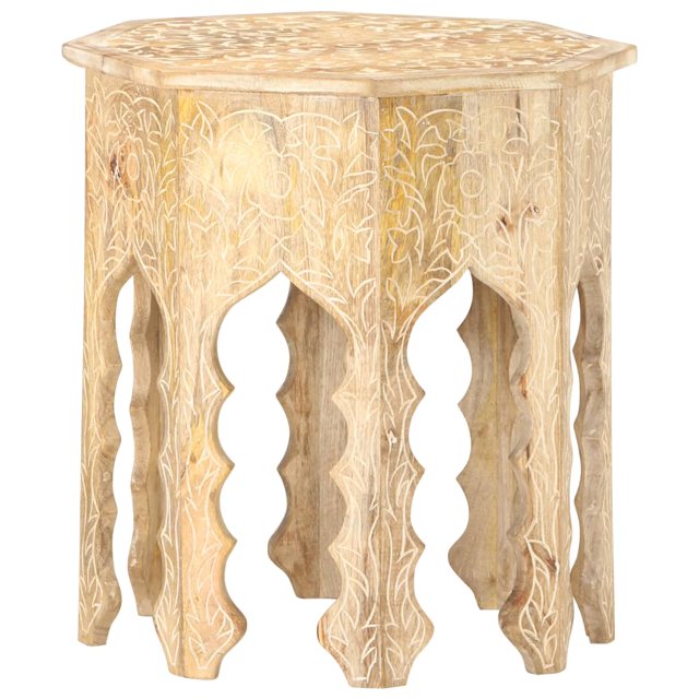 vidaXL Table d'Appoint 48 cm Bois de Manguier Massif