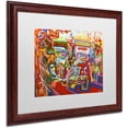 thumbnail image 2 of Trademark Fine Art "Trucks" Canvas Art by Josh Byer, White Matte, Wood Frame, 2 of 4