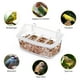 thumbnail image 4 of KAKOWELY 2 comederos de plástico para pájaros, comederos para loros, comederos para pájaros., 4 of 5