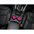 thumbnail image 6 of WIRESTER Round Neoprene Car Coaster for Drinks, Set of 2pcs, Solid Hot Pink, 6 of 6
