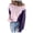 Purple, variant on Vedolay Womens Tops Womens 2023 Trendy Fall Fashion Sweaters Knit Ribbed Stripe Pullover Top,Purple XL