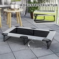 thumbnail image 5 of CHIKANSTORE Dog Bed Raised, Foldable Pet Bed, Outdoor Dog Bed with Mesh Design, Breathable, for Small and Medium Dogs, Oxford, 29.5x20x7in, 5 of 7