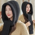 thumbnail image 2 of CoCopeaunts Beanie Hats for Women Winter Hat Hat Hat Scarf Set Outdoor Warm Knit Skull Cap Plush Warm Winter Beanies Hat, 2 of 4