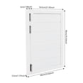 thumbnail image 2 of 23.6"x35.4" Single Swinging Door, Square Cafe Saloon Swing Door with 3 Hinges,1.37in Thick Solid Wood Partition Door for Hallway Kitchen Bar Pub Shop (White), 2 of 25